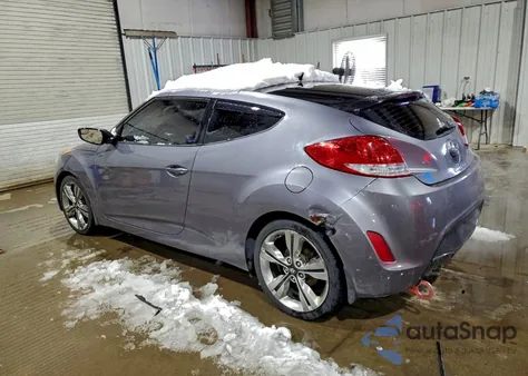 2016 Hyundai Veloster from USA, damaged, VIN KMHTC6AD0GU276427